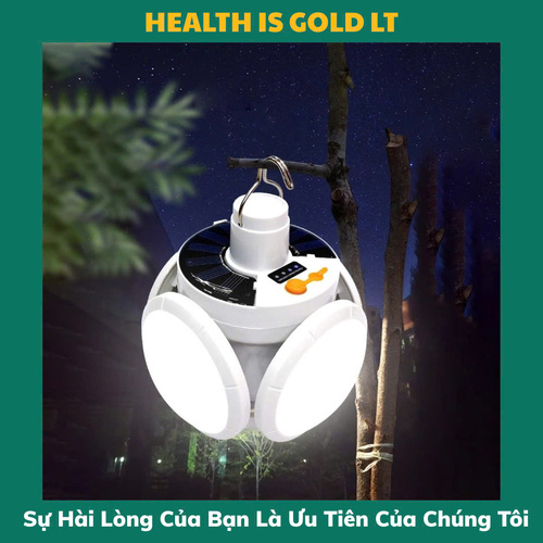Đèn 5 Cánh,Bóng Đèn Tích Điện Năng Lượng Mặt Trời 5 Cánh 40W , Đèn Led Siêu Sáng